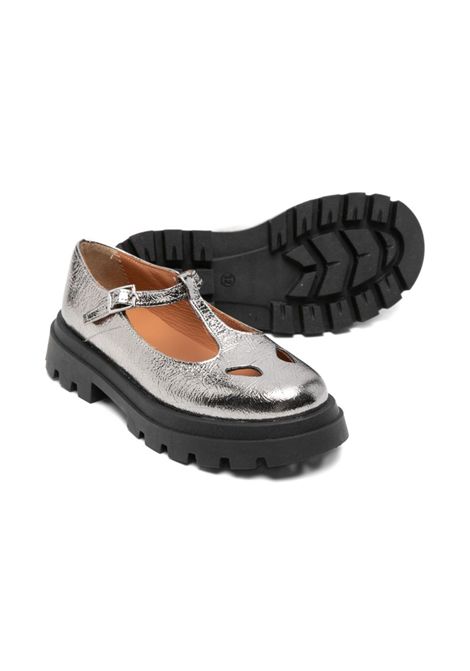 Ballerine con suola carrarmato ELI 1957 | 29003AMCRACK ACCIAIO